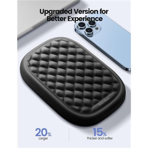 Elbow Rest Pad 1pc, Desk Wrist Rest Memory Foam Armrest, Ergonomic Mouse Cushion - Picture 3 of 7